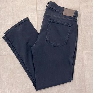 Paige Mens Federal Slim Fit Jeans - Grey-Blue - Size 33” waist 30” length